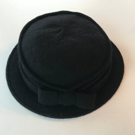 SVART ELEGANT DAM HATT MÖSSA