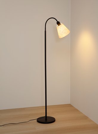 Tosca-1 gulvlampe - helsort