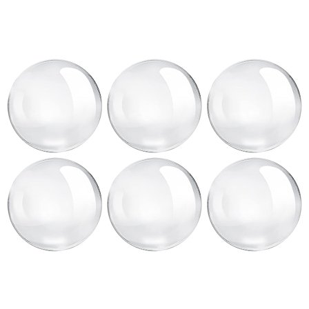 Gjennomsiktige beskyttelsesputer i gummi, klar akryltekstur, selvklebende, ideell for speil, glassplater eller fliser, beskyttende buffere for dusj