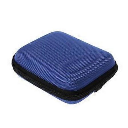 Hårt skal för förvaringsväska för GBA SP spelkonsol, portabel EVA vattentät resefodral, enfärgad, blå