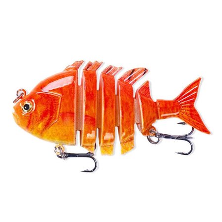 Multiseksjons fiskesluk Minnow Bait 5 5