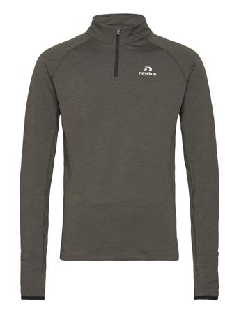 Nwlpace Half Zip Grey Newline