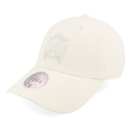 Mitchell & Ness - NBA Beige unconstructed Casquette - Sacramento Kings Fashion Cream Dad Cap @ Hatstore