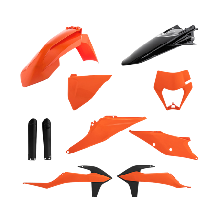 Plastic Set Acerbis Enduro Compleet - KTM 300 EXC TPI ERZBERGRODEO 2020-2021