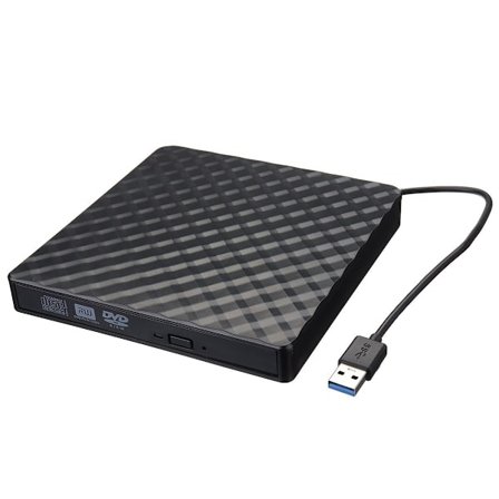 Ulkoinen DVD-asema USB 3.0, Premium kannettava CD DVD ROM +/- RW optinen asema
