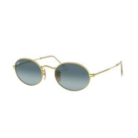 Ray-Ban Oval -Aurinkolasit - Gold Oval - Ray-Ban RB3547 001/3M 5121