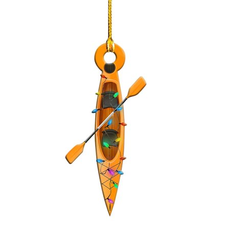 Juletrær hengende lastebil ornament flatt anheng (#10, 2 stk)