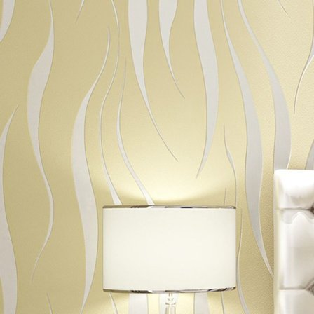 3d Vegg Tapet Veggdekor HVIT