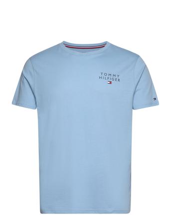 Cn Ss Tee Logo Tops T-Kortærmet Skjorte Blue Tommy Hilfiger