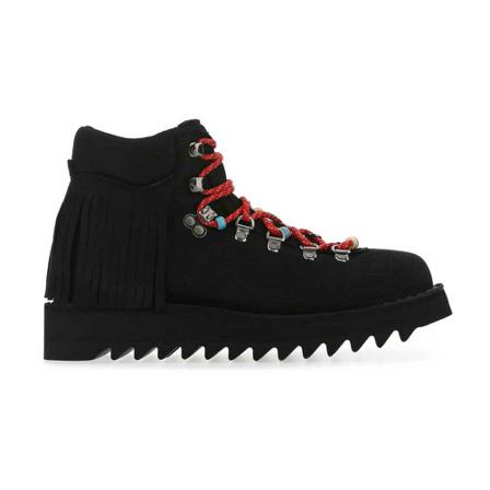 Alanui, Lace-up Boots Zwart, Dames, Maat:36 EU