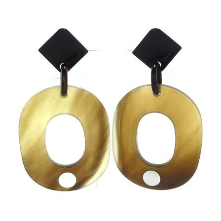 Hermès Vintage Earrings Brun, Dame Vintage Smykker, Størrelse: ONE Size