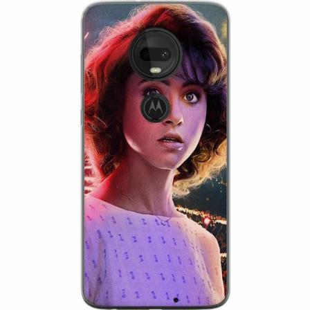 Motorola Moto G7 Mjukt Skal - Stranger Things - Nancy Wheeler