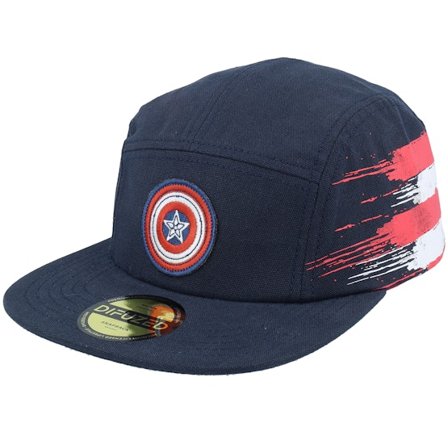 Difuzed - Ble 5panel Czapka Z Daszkiem - Captain America Shield 5-Panel @ Hatstore