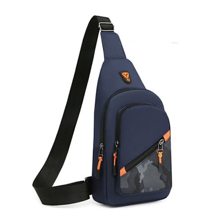 Herre Sling Bag Crossbody Taske MØRKEBLÅ