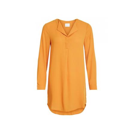 Vila, Vila Lucy tuniek Oranje, Dames, Maat:M,print