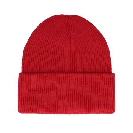 Beechfield - Punainen cuff Beanie - Engineered Classic Red Soft Deep Cuffed @ Hatstore