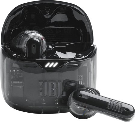 JBL Tune Flex Ghost Trådløse Ørepropper, In-Ear (sort) Livsstilshodetelefoner, True Wireless NC Open/Dual mic, Opptil 32t batteritid