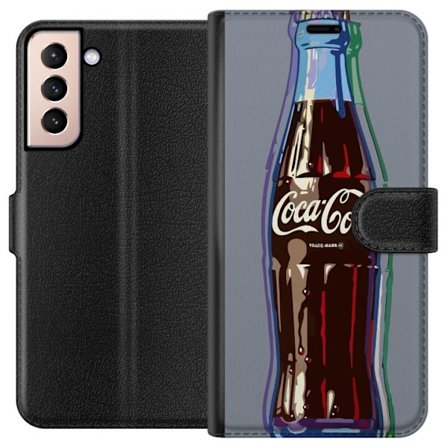 Kompatibelt Lommeboketui til Samsung Galaxy S21 Coca Cola