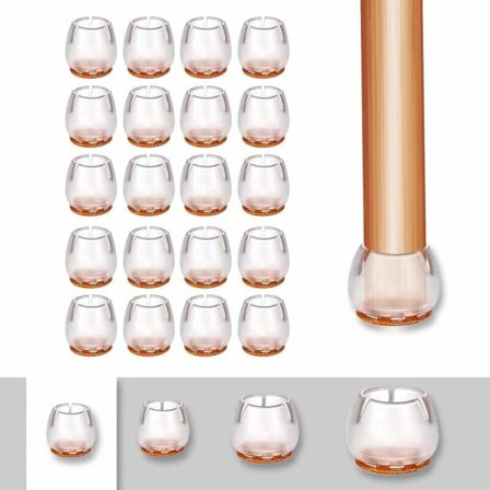 20 stk. stolbenbeskyttere, silikonstolbenhetter, stolben