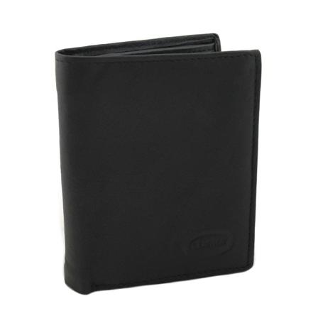 Plånbok I Skinn Med 19 Fack Varav 9 Kortfack Svart One Size