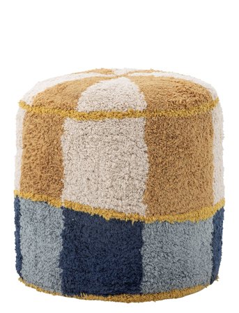 Bloomingville Kio Pouf - Blue - 35X40CM