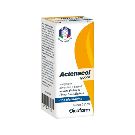 Actenacol Gocce 12ml Con Melatonina
