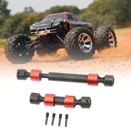 RC Center Drive Shaft Splined Universal Steel CVD Driveshaft til Traxxas REVO 3.3 til Summit E REVO 2.0 Rød