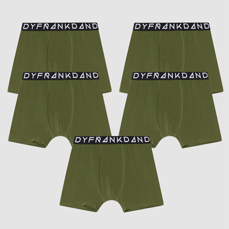Undertøj Frank Dandy Boxershorts 5 pack Grøn - Bodyman.dk