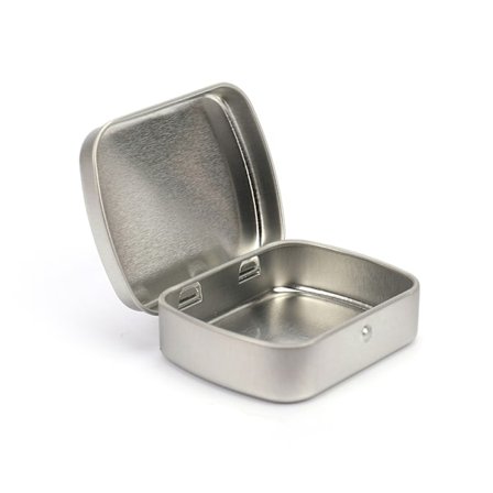 5 Styck Survival Kit Small Tom Metal Silver Black Flip Förvaring B