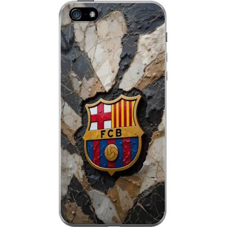 Kompatibel Mobilcover til Apple Apple iPhone 5 PSG Paris Saint Germain fodbold Mbappé rød hvid blå design