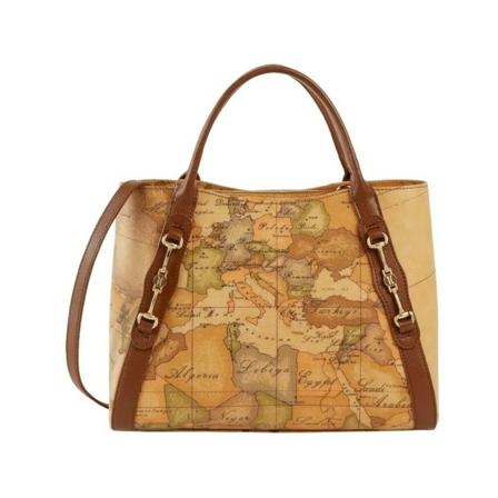 Alviero Martini 1a Classe Tass , Beige , Dames , Maat: ONE Size Handtassen