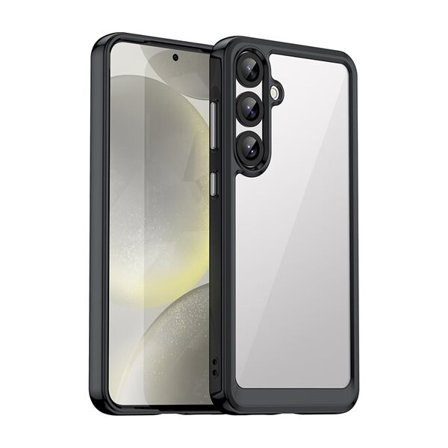 Outer Space-etui med geleramme til Samsung Galaxy S25+ - Sort