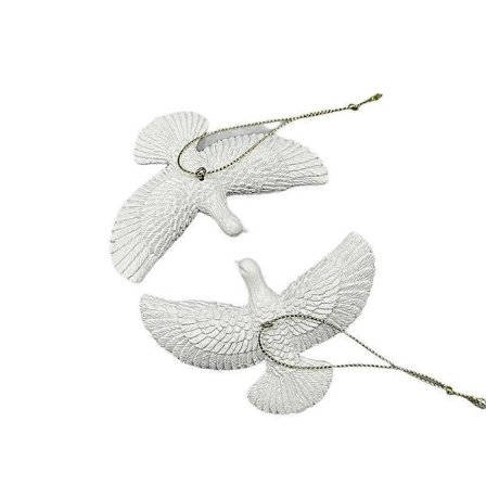 1 stk. Venskabsduer Resin Julepynt Duer Juletræspynt Bedste Gave