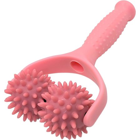 Massage Roller för Celluliter (Rosa) Massage Roller med Handtag Ma