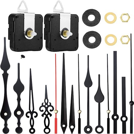 2 stk. urmekanisme urværk mekanisme lydløs batteri