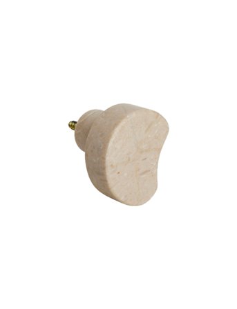 OYOY Living Design Savi Marble Hook No. 2 - Beige - ONE SIZE x 4