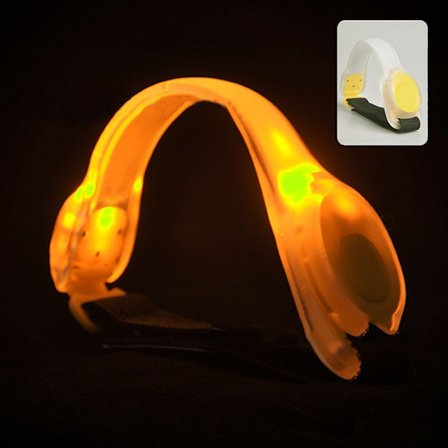 Nattvarningsarmband Löpararmband GUL