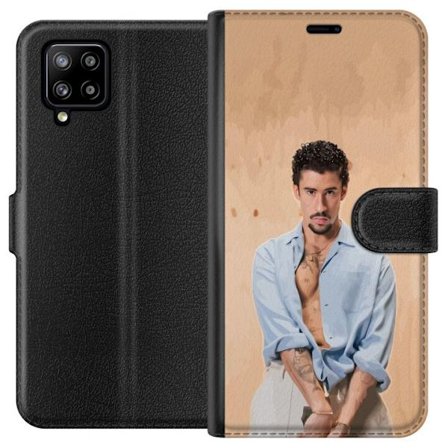 Yhteensopiva Lompakkokotelo Samsung Galaxy A42 5G Bad Bunny Super Bowl-inspiroima grafiikka, jossa NFL-trofe ja San Franciscon silta urheilusuunnittel