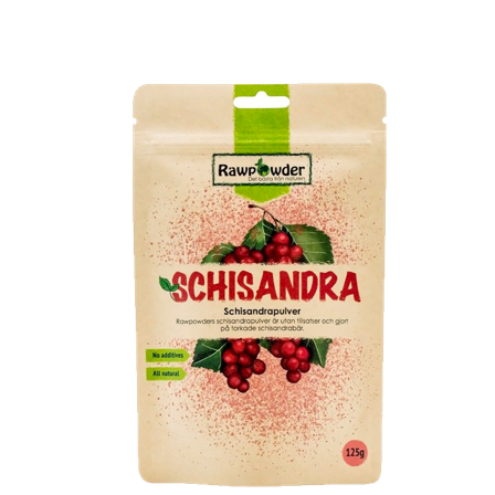 Rawpowder Ekologiskt Schisandrapulver 125 g