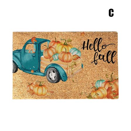 Thanksgiving Dörrmatta Glad höst Skörd Golvdyna Halloween Gnome Rolig Ytterdörr Dekor Entré Golv Matta Halkfri