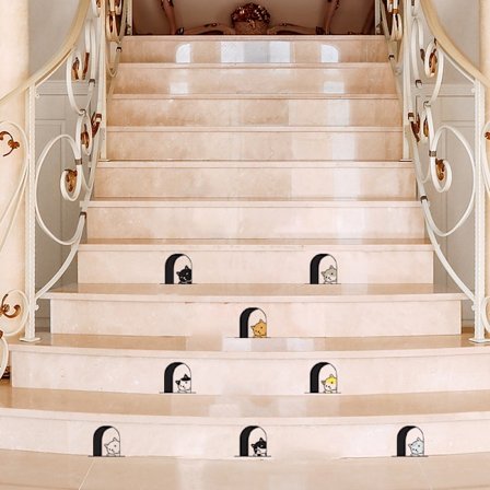 2 Pakkaa Piirretty Hiiri Portaiden Tarra Portaiden Seinämaalaus Tarrat DIY Laatta