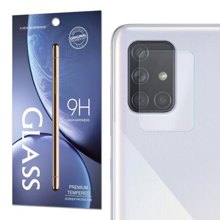 Linsskydd Samsung Galaxy A51 Härdat Glas Transparent
