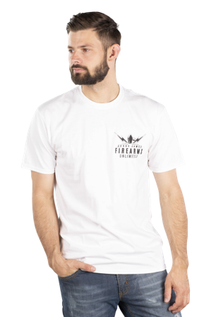 T-Shirt West Coast Choppers Blast Logo Bianco M