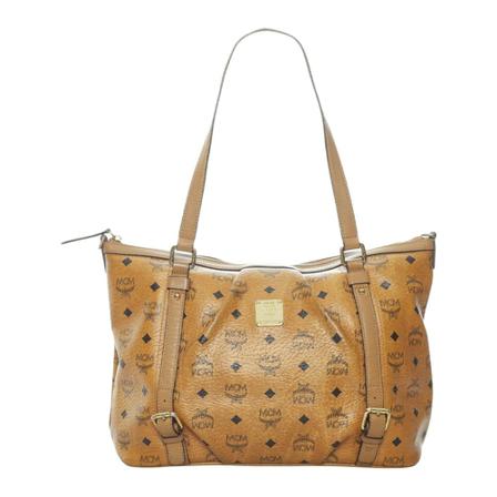 MCM Pre-owned, Shoulder Bags Bruin, Dames, Maat:ONE Size