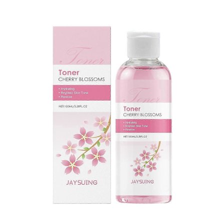Körsbärsblom Hydrating Toner - Uppljusande, Porminimerande, Mild Fuktkräm 100ml