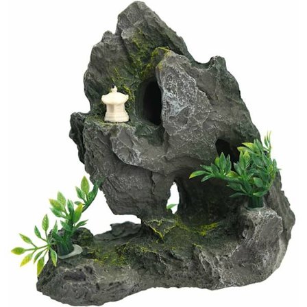 Rock Naturlig Akvariedekoration Akvarieornament Naturlig Akvariedekoration för Fiskar och Räkor