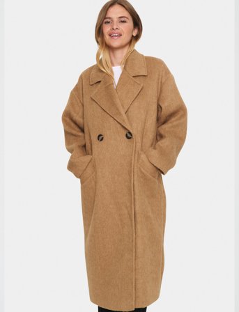 Saint Tropez Filiccasz Coat Outerwear - Beige - XL