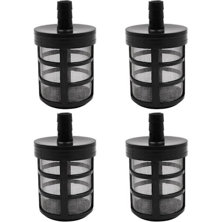 4 st slangfilter trädgårdsslangfilter vattenpump sugfilter vatten för högtryckstvätt