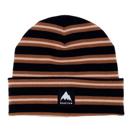 Burton - Brun cuff Beanie - Recycled Kactusbunch Tall Beanie Black Stripes Cuff @ Hatstore