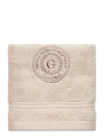 Crest Towel 30X50 Home Textiles Bathroom Textiles Towels & Bath Towels Face Towels Beige GANT*Betinget Tilbud